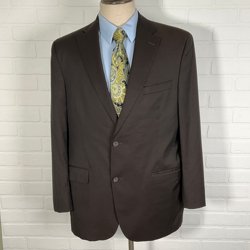 Cremieux Blazer Men 42R Brown Denver Loro‎ Piana Super 130's Italian Wool Canada
